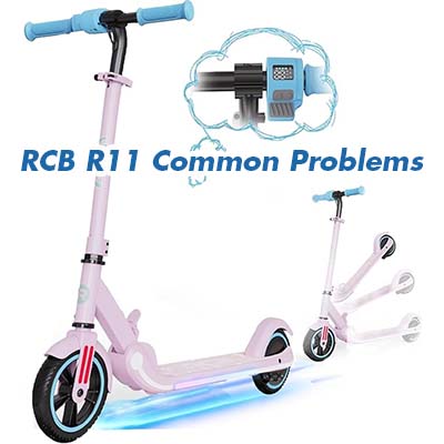 RCB R11 Electric Scooter for Kids 6-15 Ultra-long colorful neon